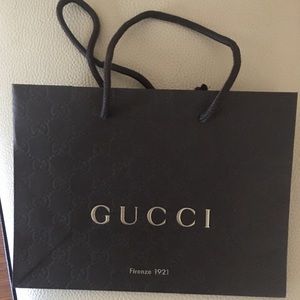 Gucci small paper shopping bag